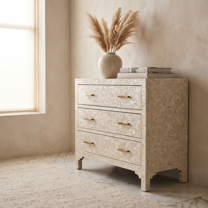 Mother of pearl inlay chest