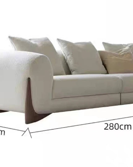 Leathaire Sectional Sofa - Modern Faux Leather Seating in 110, 180, 230 or 280cm
