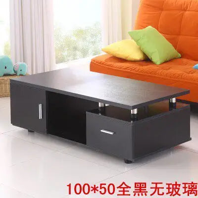 Designer Storage Coffee Table with Drawers - 100cm or 120cm Rectangle Living Room Table