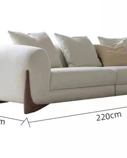 Leathaire Sectional Sofa - Modern Faux Leather Seating in 110, 180, 230 or 280cm