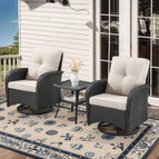 Black Wicker Beige C