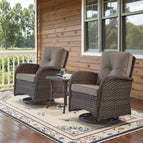 Brown Wicker Grey Cu