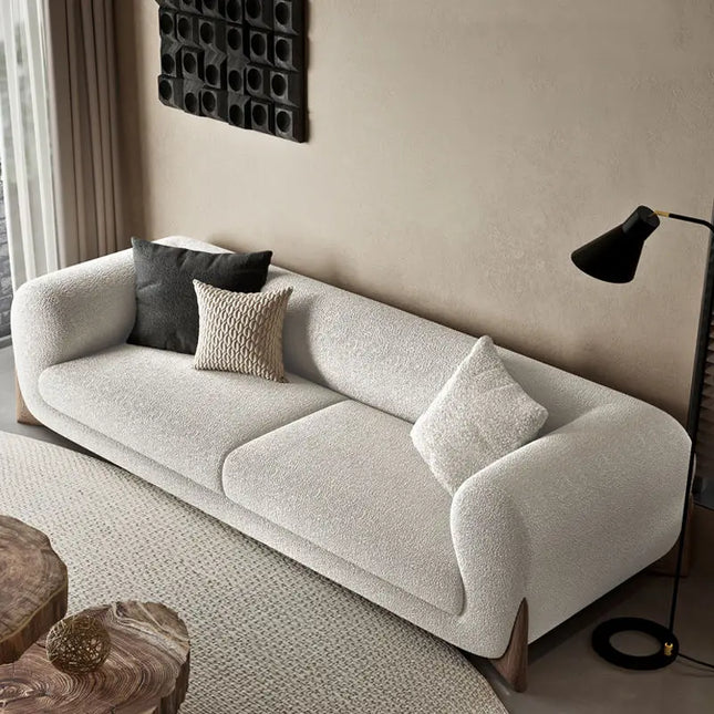 Leathaire Sectional Sofa - Modern Faux Leather Seating in 110, 180, 230 or 280cm
