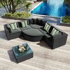 Black gray Cushion