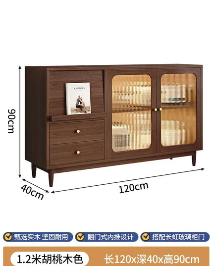 Nordic Storage Cabinet and Sideboard - Living Room Display in 120cm, 140cm or 160cm