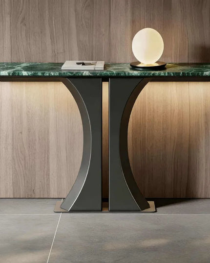 Industrial Entryway Console Table with Storage - 100cm or 120cm, Only 35cm Deep