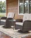 Brown Wicker Beige C