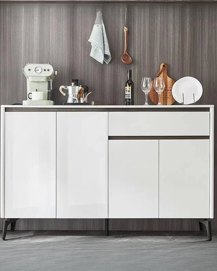 Tall Modern Chinese Drinks Cabinet - Living Room Storage and Display, Ready Assembled