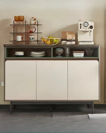 Tall Modern Chinese Drinks Cabinet - Living Room Storage and Display, Ready Assembled