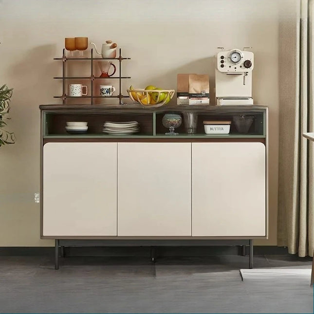Tall Modern Chinese Drinks Cabinet - Living Room Storage and Display, Ready Assembled